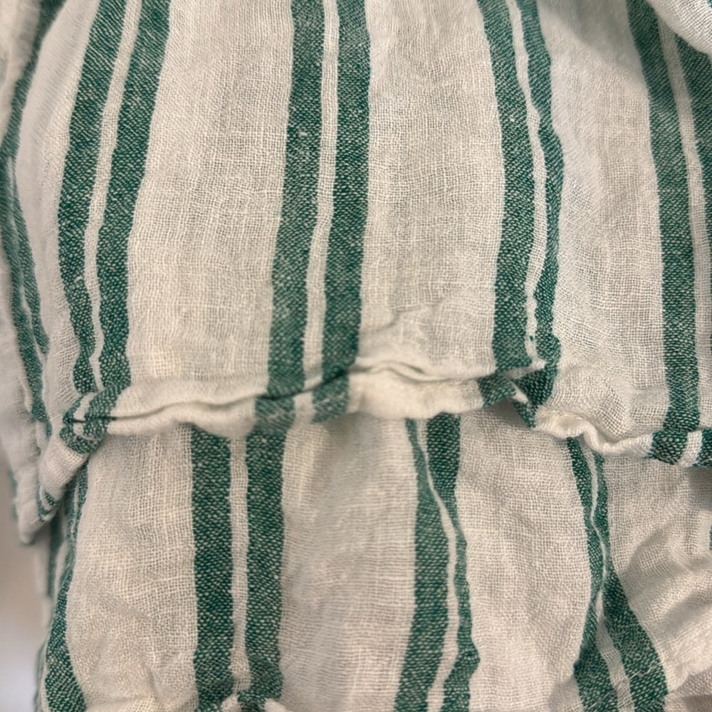 Rails from Revolve Jasmine Mini Dress in Cordoba Stripe(Green/White) Size Medium - Picture 8 of 10